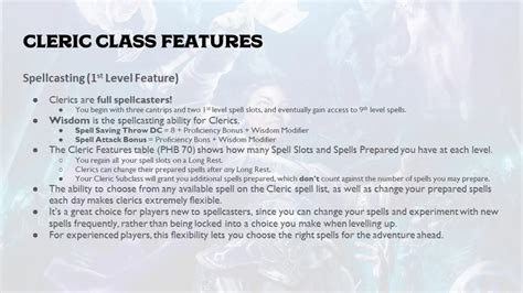 dnd 5e cleric|Cleric Class Guide DnD 2024 .